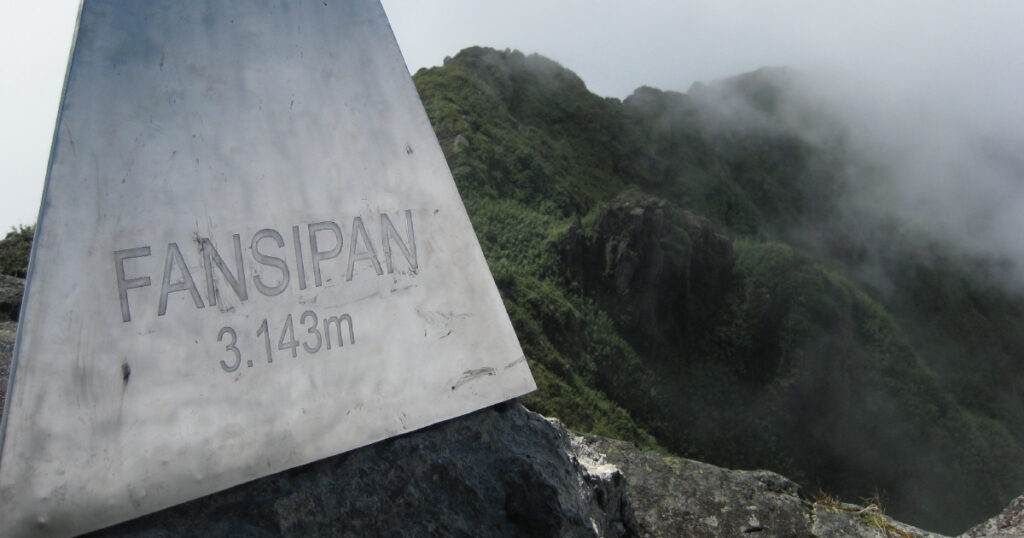 Summit of Mount Fansipan - an incredible hike in Northern Vietnam