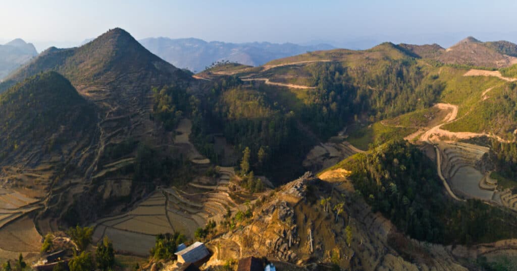 Ha Giang in Northern Vietnam offers magnificent for trekking adventures