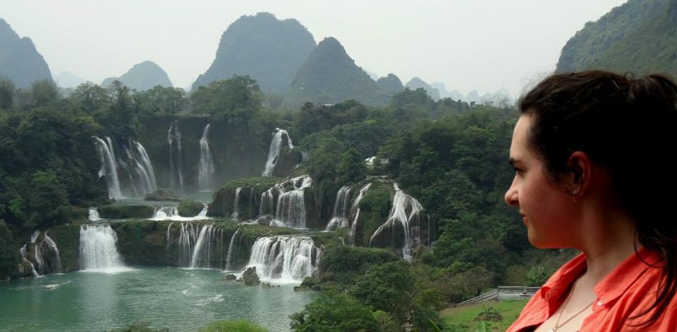 Spectacular Ban Gioc Falls on the border of Vietnam and China