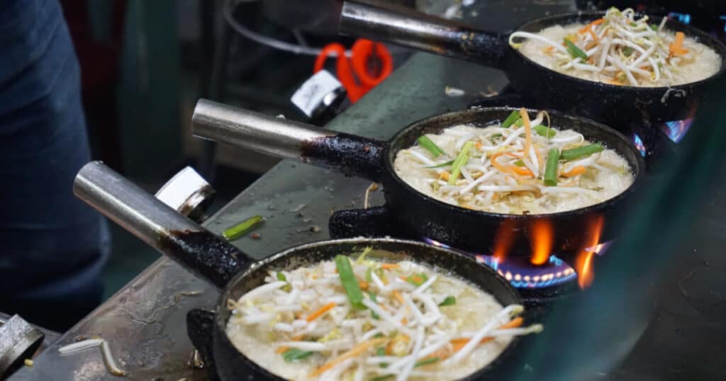 local dish in vietnam, banh xeo, a must try when travelling like a local in Asia