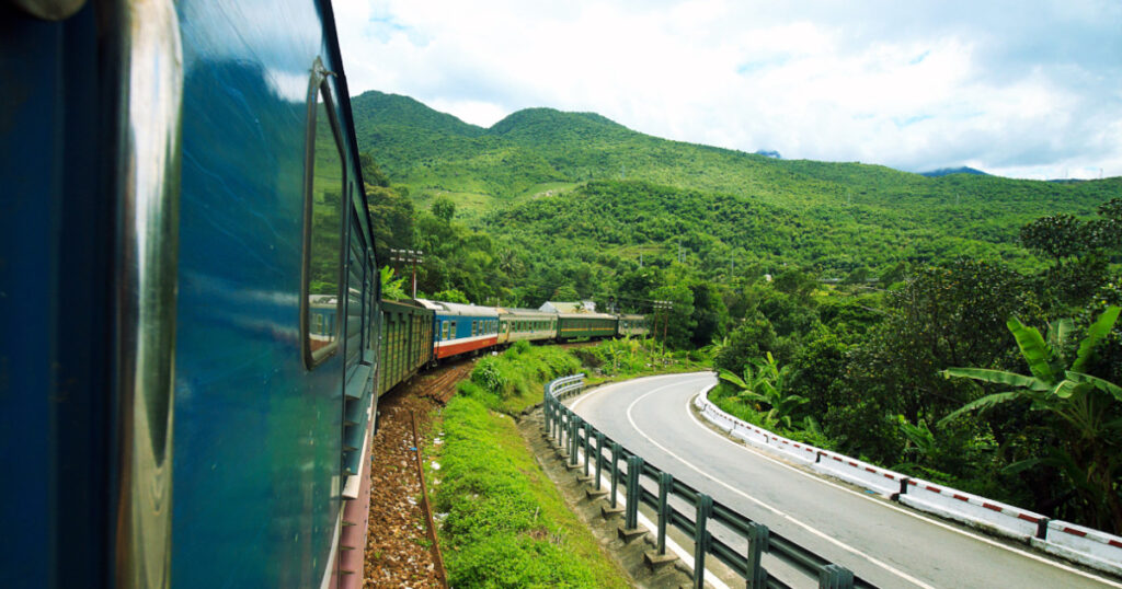 train journey on a trip through Asia whilst travelling like a local with Discova