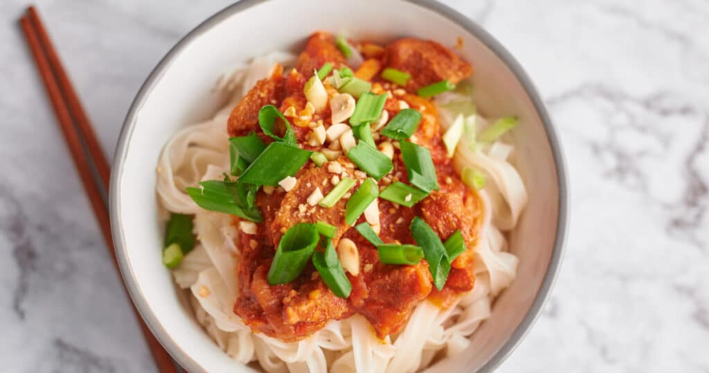 Shan noodles are  a must-try when visiting Myanmar with Discova