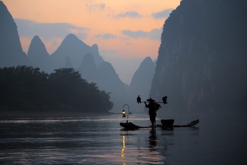 Guilin karst cliffs
