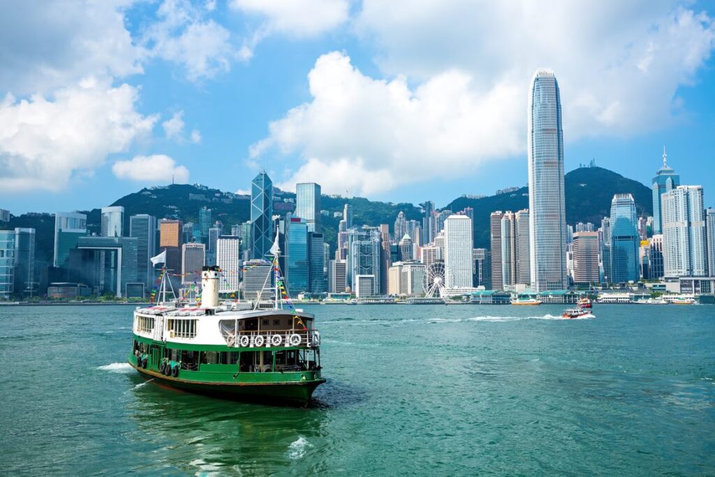 Star ferry Hong Kong harbour