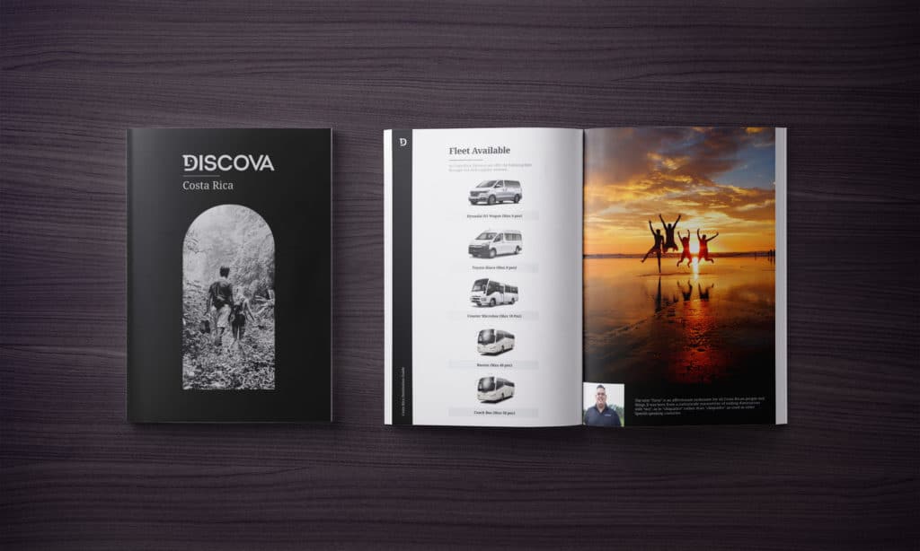 Costa Rica mock up brochure