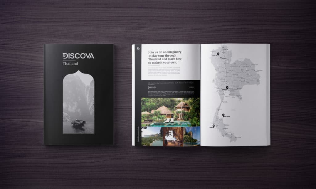 Thailand mock up brochure