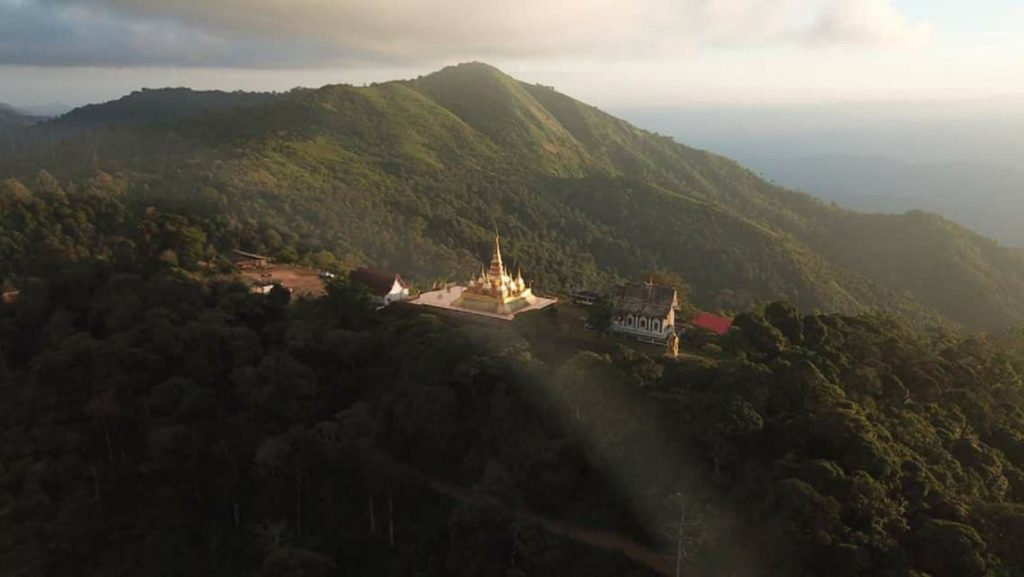 Mountain top temple