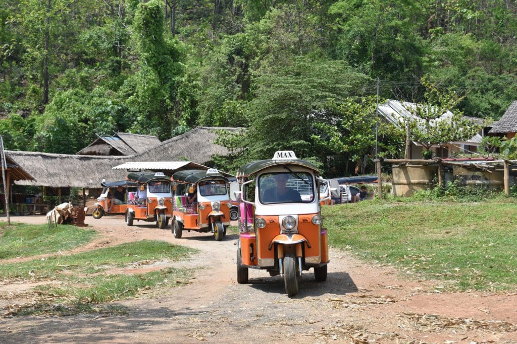 tuk-tuk countryside