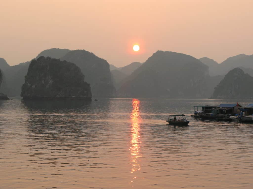 Ha Long Sunset