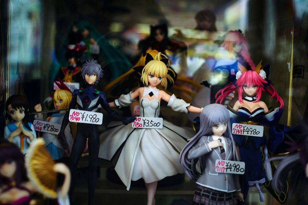 Manga figurines