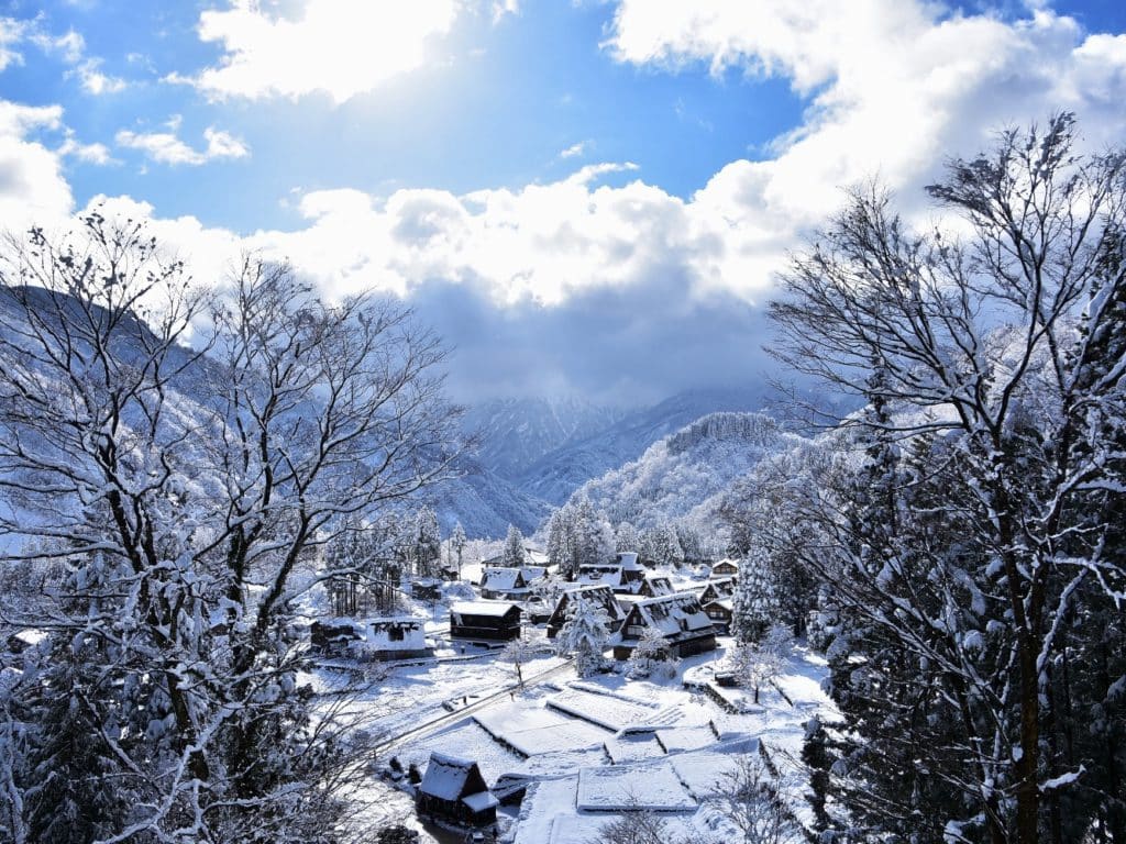 Snow in Japan