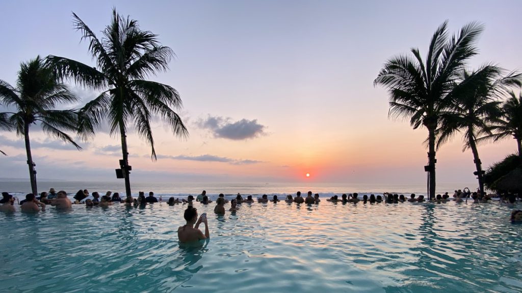 sunset beach Bali