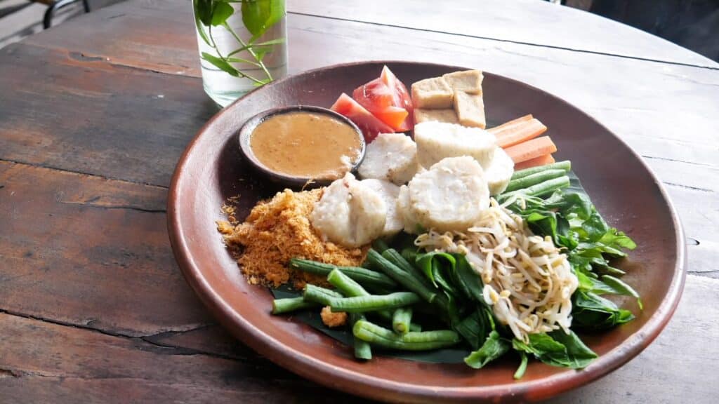 gado gado vegan indonesian food