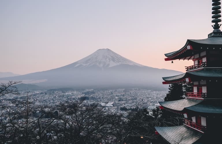 hureito Pagoda, Mount Fuji