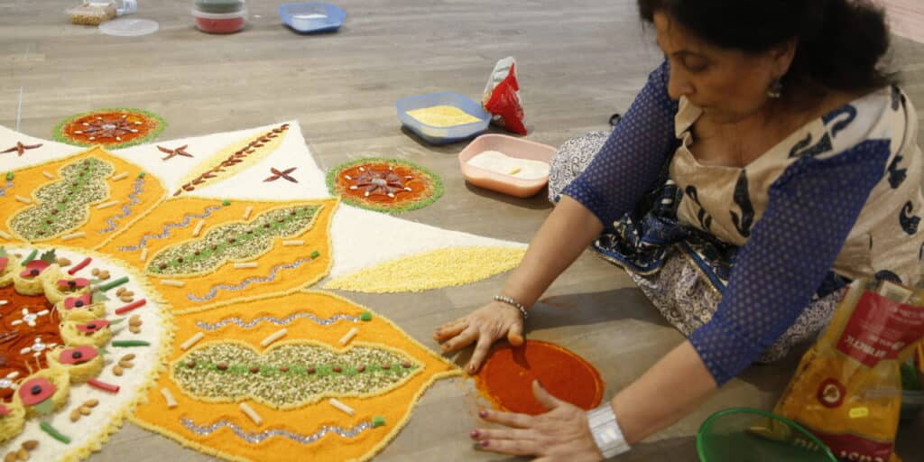 Rangoli art