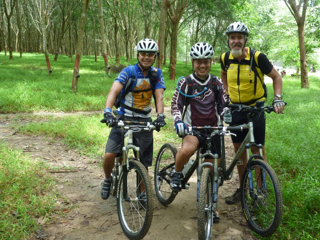 Cycling off the main roads active travel