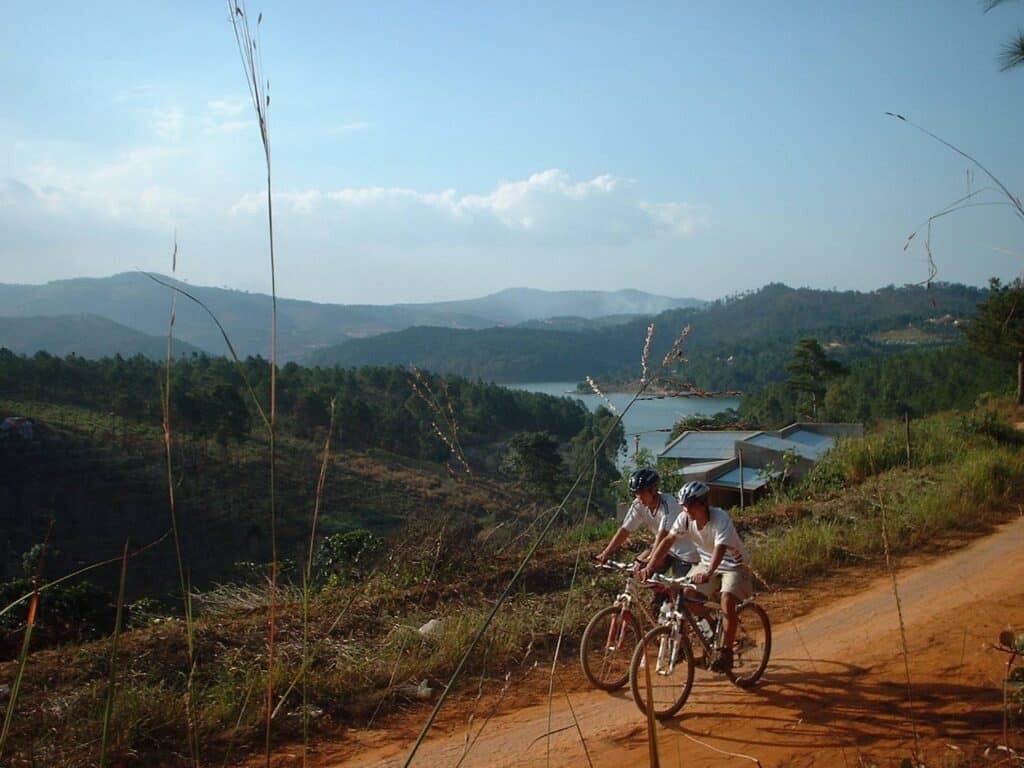 Mountain biking active travel