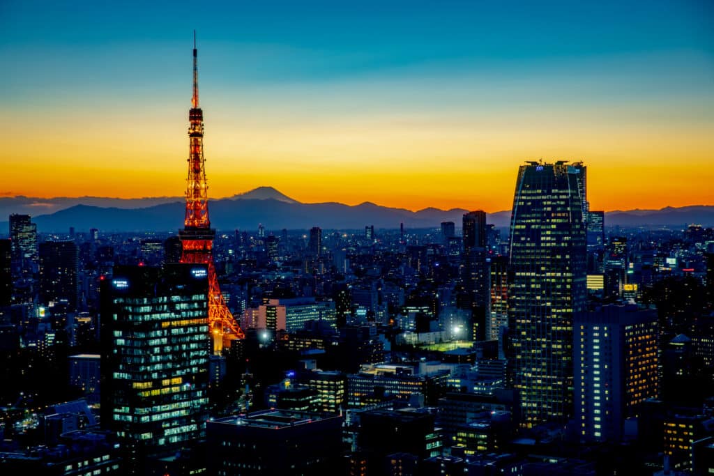 Tokyo night view