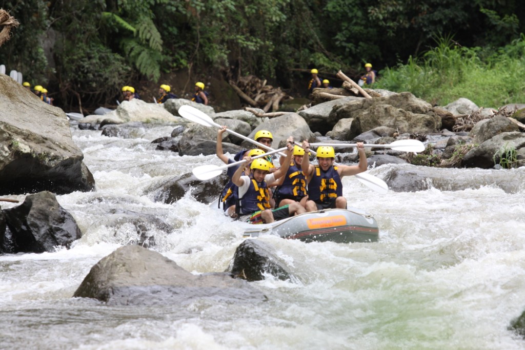 whitewater rafting Indonesia active travel