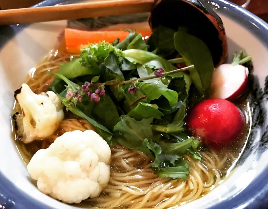 vegan and vegetarian Japanese food ramen