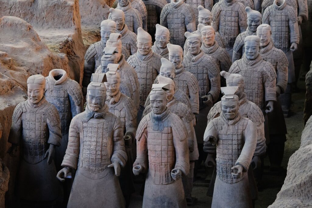 terracotta warriors