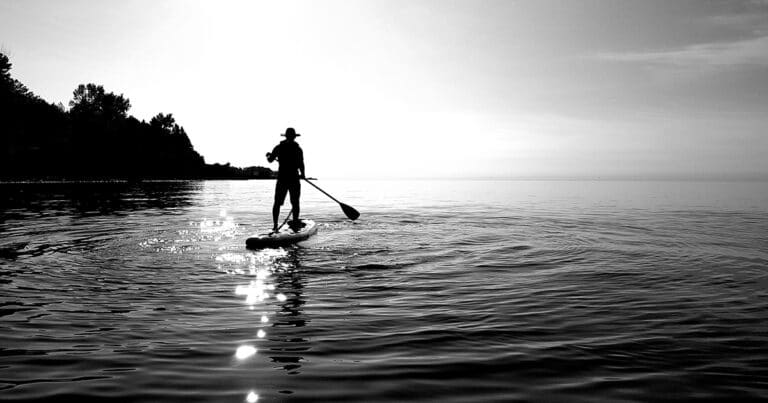 Paddleboard sunrise