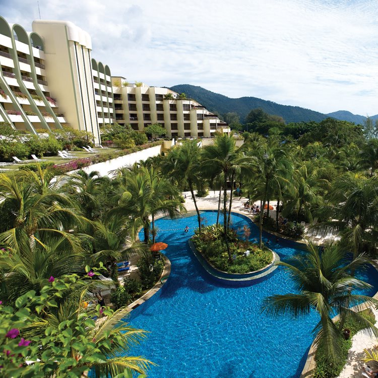 Swimming pool at Parkroyal Penang Resort, Malaysia