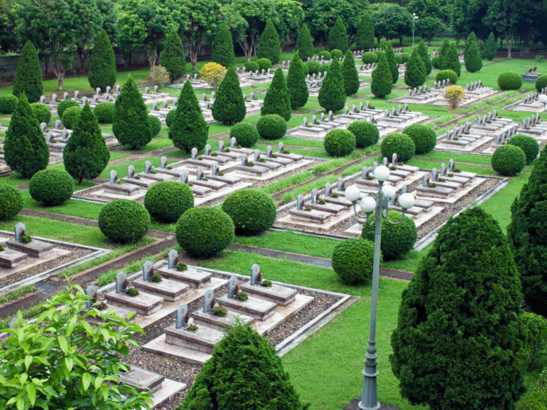 Cemetery site at Dien Bien Phu