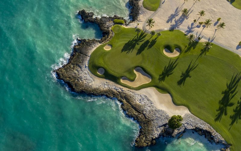 golfing in the dominican punta Espada hole 12