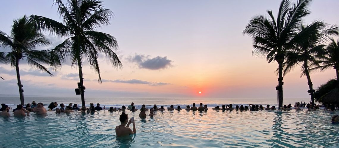 sunset beach Bali